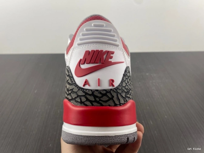 1st Kicks Shoes Fire Air Red 3 Jordan OG DN3707-160 0812